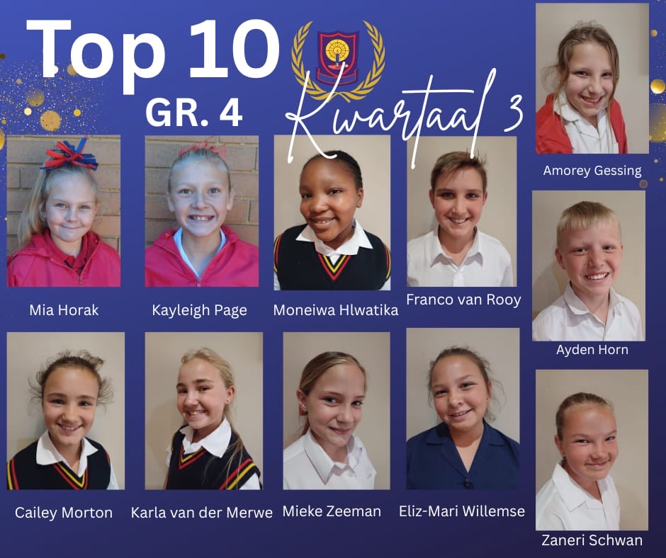 Top 10 Erelis Graad 4