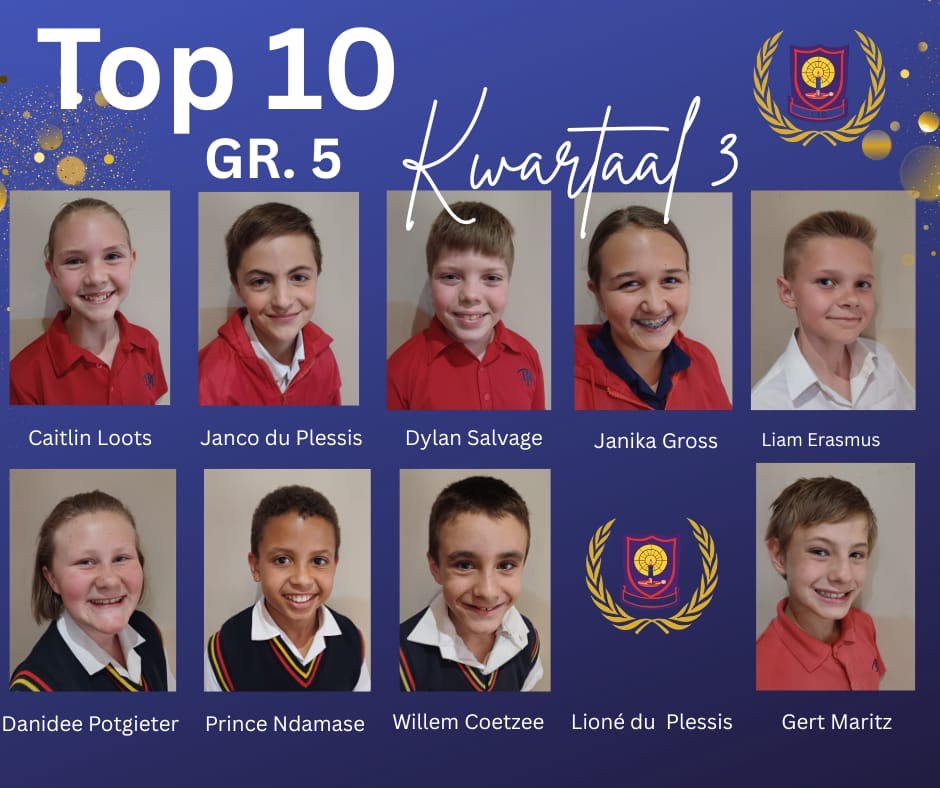 Top 10 Erelis Graad 5